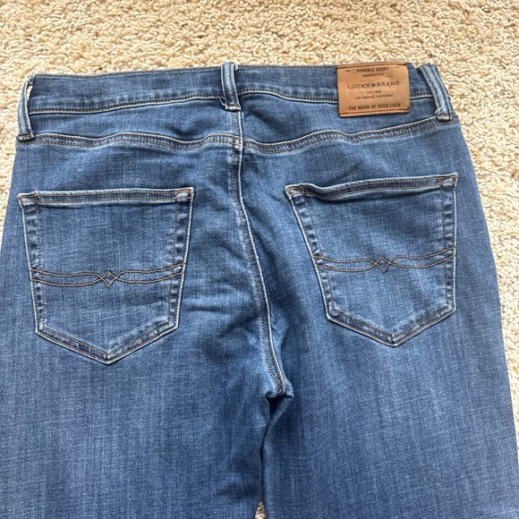 Men’s Lucky Brand 410 athletic slim straight with stretch 32x30 - Picture 4 of 5
